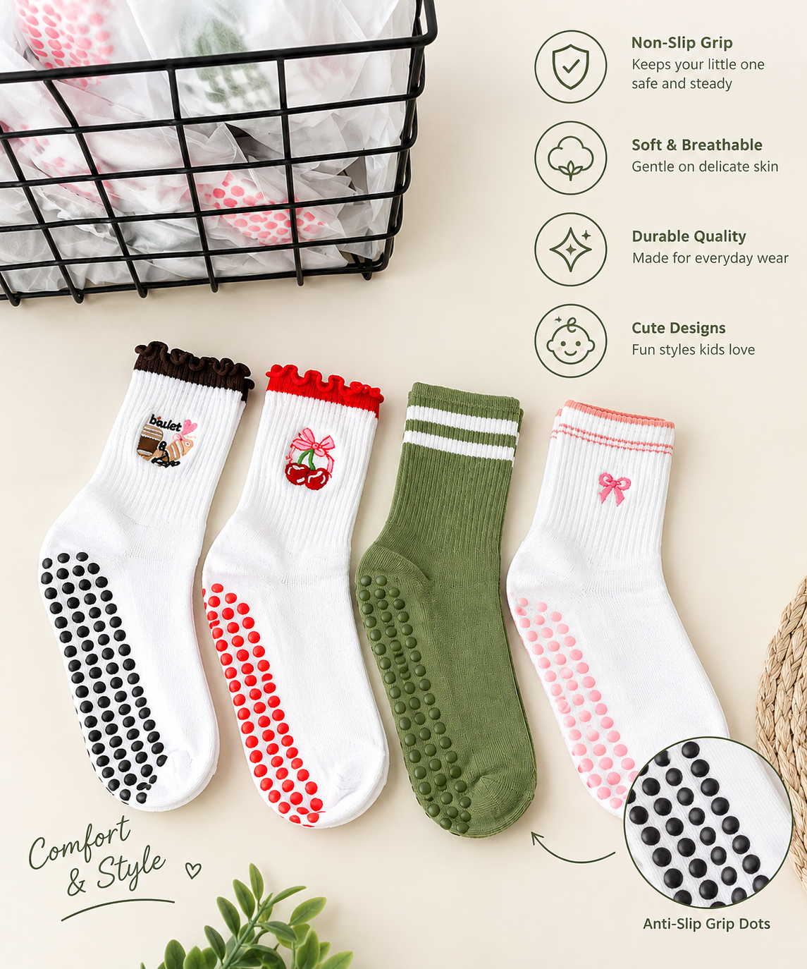 All non-brand reformer socks